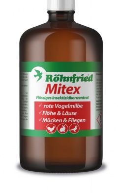 Mitex 500 ml gg. rote Vogelmilbe, Flöhe, Läuse, Mücken Fliegen..-